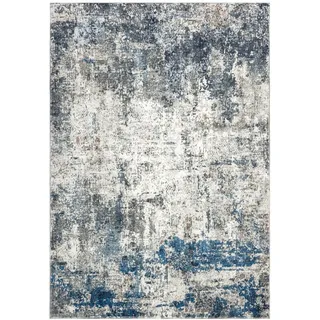 Kayoom Elegantica 328 Kurzflorteppich 80 x 150 cm Blau