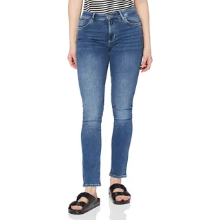 s.Oliver Damen Strickjacke, Schlank, Medium Blue, 44W / 30L