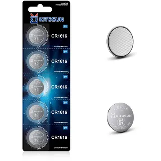 Kitosun CR1616 3V Lithium Knopfzellen Batterien – CR 1616 Lithium Zelle Knopf Batterie Akku für Auto Schlüsselanhänger Fernbedienung Honda Accord CRV Pilot Civic Schlüsselloser Eintrag (10 Stück)