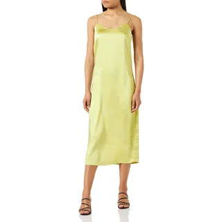 ONLY Damen Onlmayra Slip Tie Satin Dress Wvn Kleid, Celery Green, 36 EU