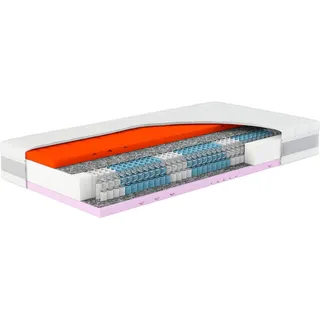 Hn8 Schlafsysteme Taschenfederkernmatratze »Sleep Balance TFK, Wendematratze mit 2 Härtegraden« 24 cm hoch Raumgewicht: 40 kg/m3 500 Federn 1-tlg., 1 Stk. tlg. in 90 x 200 cm und vielen weiteren Größen erhältlich, weiß