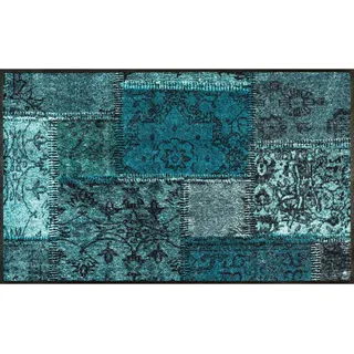 Wash+Dry Vintage Patches 75 x 120 cm Blau