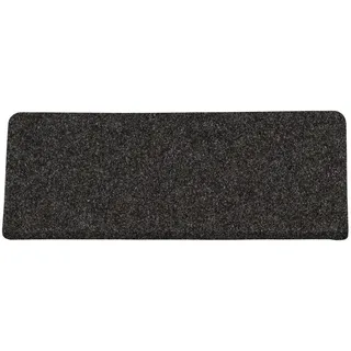 Pergamon Trend Nadelfilz Stufenmatte Bent 15Er-Set , Anthrazit , Textil , Rechteckig , 24x65 cm , rutschfeste Unterfläche , Teppiche und Böden, Bodenbeläge