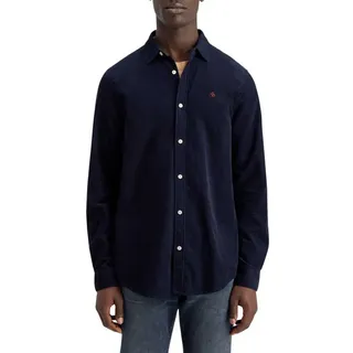 Scotch & Soda Corduroy Langarmhemd - Night - L