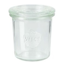 Weck Mini Sturzglas mit Glasdeckel - Einkochen & Servieren