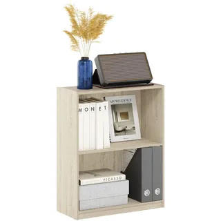 Furinno Gruen 2-stufiges offenes Bücherregal, Metropolitan-Kiefer