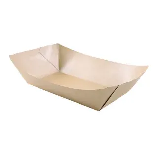 NATURESTAR Pappschale TASTY, aus Kraftpapier, Einwegschale zum stilvollen Anrichten von Speisen, 1 Packung = 50 Stück, 1200 ml