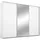 Schwebetürenschrank TOMA 278 x 233 x 64 cm Weiß