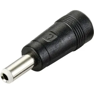 TRU Components TC-10335996 Niedervolt-Adapter Niedervolt-Stecker - Niedervolt-Buchse 5.5 mm 2.5 mm 5
