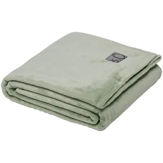 S. Oliver Wohndecke , Salbeigrün , Textil , Uni , 150x200 cm , Oeko-Tex® Standard 100 , pflegeleicht , Heimtextilien, Wohntextilien, Decken, Kuscheldecken