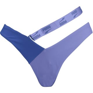 PUMA Damen V-shape Brief Bikini Bottoms, Elektro Purple, L EU