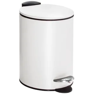 Kleine Wolke Kosmetikeimer , Weiß , Kunststoff , 3 l , 17x23.6 cm , Textiles Vertrauen - Oeko-Tex® , Badaccessoires, Abfalleimer