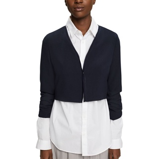 ESPRIT Damen 023EO1G319 Blazer, 400/NAVY, 42