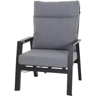 Siena Garden Loungesessel 72,5 x 82,5 x 99 cm Anthrazit