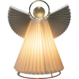 Konstsmide Papierengel, Mini Weihnachtsbeleuchtung, Weiß / Messing, -