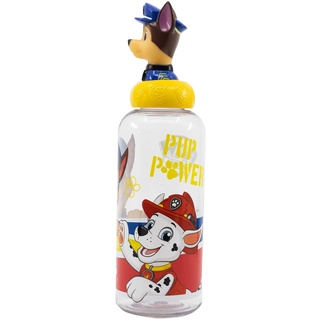 Stor 3D FIGURINE FLASCHE 560 ML FÜR KINDER | PAW PATROL PUP POWER