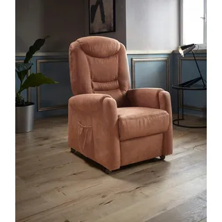 sit&amp;more TV-Sessel SIT &amp; MORE &#34;Morten&#34;, braun (cognac), B:76cm H:115cm T:78cm, NaturLEDER (echtes Rindsleder);Luxus-Microfaser (100% Polyester);Luxus-Kunstleder, Sessel, Fernsehsessel, in Größe L, wahlweise mit Motor und Aufstehhilfe