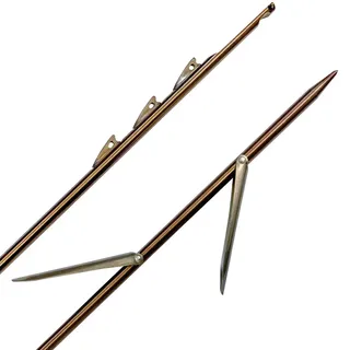 Salvimar Inox 17-4ph Pacific 8.0 Mm Doppelflossen-speerschaft - Golden - 1700 mm