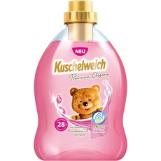 Kuschelweich Weichspüler Premium Eleganz mit Macadamia-Öl, Weichspüler mit besonderem Kuschelweich-Duft, Weichspüler 750 ml