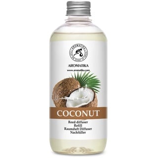 Raumduft Nachfüllflasche Kokos 500ml - Kokos Nachfüller für Duftdiffusor - Lufterfrischer - Raumbeduftung - Kokos Aroma - Diffuser Nachfüllen - Raumduft Refill - Reed Diffuser Refill Coconut