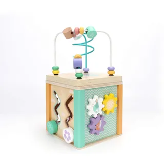 Kinderspielwürfel 15/15/29 cm , Multicolor , Holz , 15x15 cm , Spielzeug, Holzspielzeug