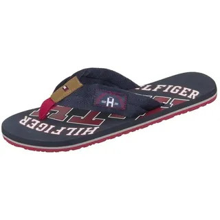 Tommy Hilfiger ESSENTIAL TH BEACH SANDAL Flip-Flop Herren, Blau (MIDNIGHT), 41