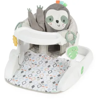 Ingenuity Prop Spot Sitzlernsitz Bodensitz für Baby, abnehmbares Tablett, 2 verknüpfbare Spielzeuge, Matte für die Bauchlage, Geschlechtsneutral, für Kinder im Alter von 4-12 Monaten - Loni