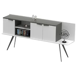 Aktenschrank Schrank Office Sideboard Schränke Ablagekommode Büroschrank - Weiß