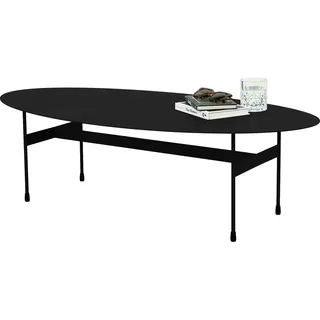 Spinder Design Couchtisch »MIRA OVAL«, Couchtisch aus Stahl schwarz