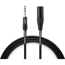 Bild PRO-XLRM-TRSM-6 Audio-Kabel 1,8 m), XLR 6.35mm TRS Schwarz
