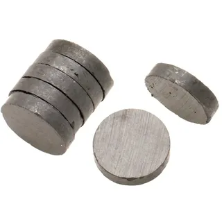 Glorex GmbH 6 1801 050 Haftmagnete rund, 10 Stück, Durchmesser 17,5 mm