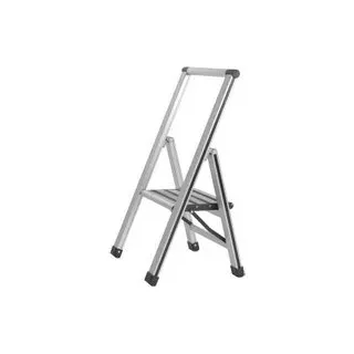 Alu-Design Klapptrittleiter 1 Stufe silber