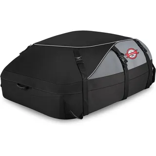 Sailnovo Autodachbox, 580 l/20 Kubikfuß, wasserdichte Autodachbox für mit oder ohne Dachgepäckträger – einschließlich 6 Sicherheitshaken und Aufbewahrungstasche