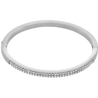 Fossil Ellis Damen Edelstahl Armband silberfarben Größe 18