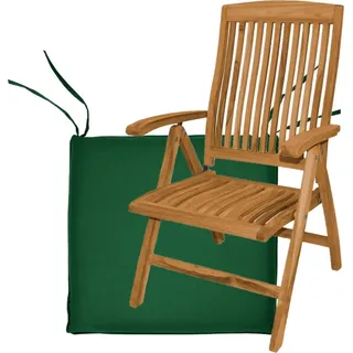 Teako Design Sitzkissen für Hochlehner Bari & Catania – Komfortable Gartenstuhl Auflagen in verschiedenen Farben (Grün) - Grün