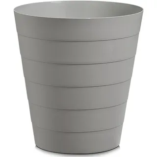 Zeller Abfalleimer, 13,5 Liter, Kunststoff, grau, Ø29 x 30 cm, 18108 - Grau