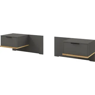 Musterring Nachtschrank Isabelle 90 x 47 x 43 cm Grau