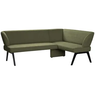 Home Affaire Eckbank »Aretha Küchenbank, Polsterbank, Esszimmerbank, Breite 215 cm« Moderne Bank in tollen Farben, Nosagfederung, anzahl Sitzplätze: 5, grün