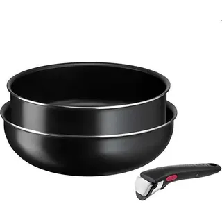 Tefal Ingenio Easy Cook & Clean Pfannenset 3-tlg. L1539153 - Schwarz