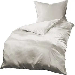 Gerald Wittmann Bettwäsche »Microfaser-Seersucker« 2 Stk. tlg., weiß