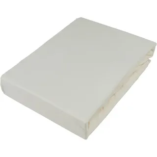 Novel Boxspring-Spannleintuch , Ecru , Textil , 180x220 cm , in Übergrößen erhältlich, geeignet für Boxspringbetten , Heimtextilien, Bettwäsche & Leintücher, Leintücher, Spannleintücher Boxspringbett