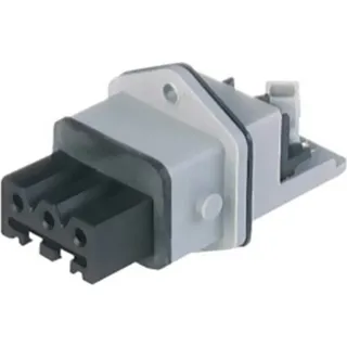 Hirschmann 932 142-106-1 Netz-Steckverbinder Buchse, Einbau vertikal Gesamtpolzahl: 3 + PE 1,
