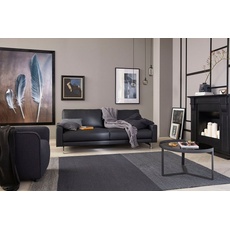 Bild sofa 2-Sitzer »hs.450«, Armlehne niedrig, Fuß chromfarben glänzend, Breite 164 cm, blau