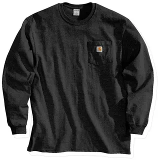 CARHARTT Workwear Pocket Langarmshirt - Schwarz, L