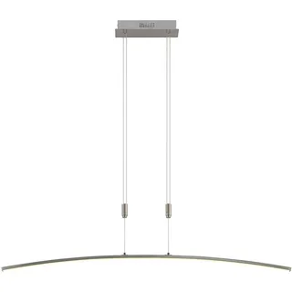 Lindby LED Phillie dimmbar (Modern) in Alu aus Metall (1 flammig,) Wohnzimmerleuchte