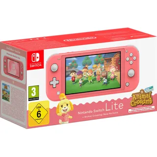 Nintendo Switch Lite 32 GB Rosa + Animal Crossing: New Horizons