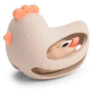 Done By Deer Clucky Rassel Greif-und Beißspielzeug Beige  Kinder Beige One Size - Beige