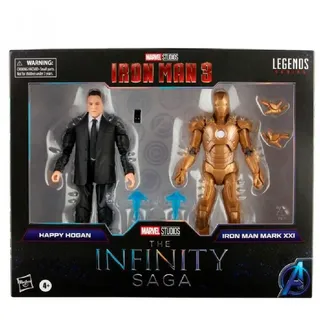 Hasbro Marvel Infinity Saga Zestaw Figur: Iron Man Happy Hogan i Mark Xxi