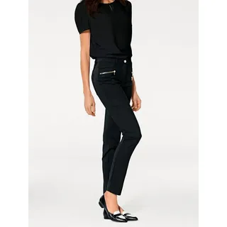 Heine Stretch-Hose, schwarz,