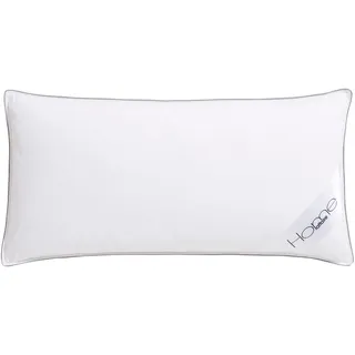 Home affaire Federkissen »TAMINS, Kopfkissen 80x80 cm, 40x80cm« Füllung: 85 % Federn & 15 % Daunen Bezug: Baumwolle 1 Stk. tlg. Kissen, Made in Germany, Allergiker geeignet (Nomite), weiß